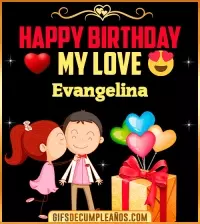 GIF Happy Birthday Love Kiss gif Evangelina